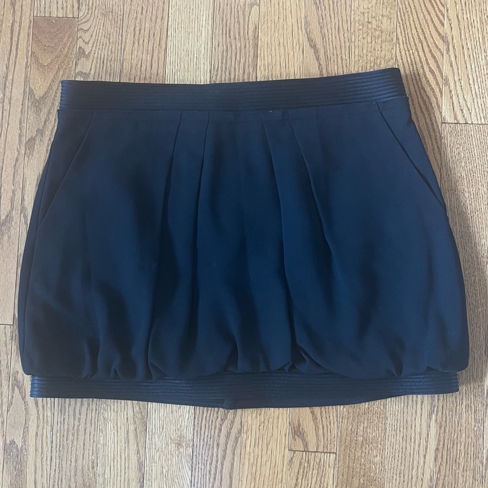 BCBG Black Bubble Mini Skirt.